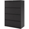thumbnail image 6 of Hirsh 36" Wide 4 Drawer Metal Lateral File Cabinet - Black - 2 units total, 6 of 9