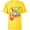 Yellow, variant on Star Wars Droids The Adventures of R2-D2 & C-3PO Retro Swirl - Short Sleeve T-Shirt for Kids - Customized-White