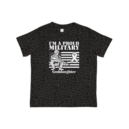 

Inktastic Proud Military Goddaughter Red Friday Gift Toddler Toddler Girl T-Shirt