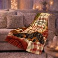 thumbnail image 6 of Dachshund Home Companion, Cozy Pet Portrait Pattern, Warm Flannel Blanket for Living Room and Reading Nook with Detailed Artwork, Dog Lovers Thanksgiving Gift, Pet Lover Home Decor, 6 of 9