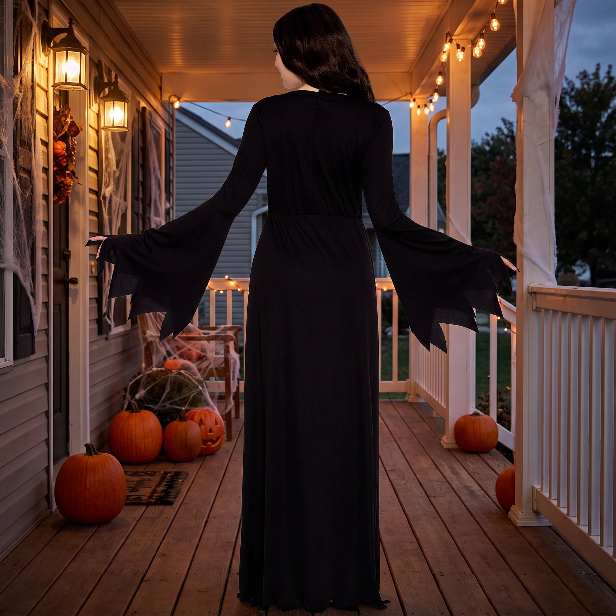 Midnight Beauty Costume Accessory for Adults, Black, L (12/14), Halloween by Way To Celebrate