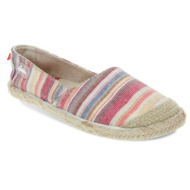 Sugar sugar Evermore Women's Espadrille Flats Natural Multi Stripe