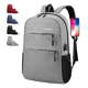 thumbnail image 1 of Set 3pzs, Estudiante Mochila, Impermeable Antirrobo ,con Puerto Usb, Adilier,ordenador Mochila Xtellar gris, 1 of 3