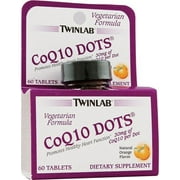 Twinlab CoQ10 Dots Natural Orange 30 mg Tablets, 60 Ct