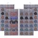 thumbnail image 1 of Organizador de armario colgante (2 unidades) para ropa interior, calcetines y sujetadores. 30 bolsillos de almacenamiento de doble cara. Plegable y ahorra espacio. Para bragas, sujetadores y corbatas., 1 of 5