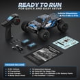 thumbnail image 6 of HAIBOXING 1:18 4WD Radio Control Car with 2.4GHz Remote, 36km/h, Oil-Filled Aluminum Capped Shocks, LED Lights & 2 Li-Po Batteries, 6 of 7