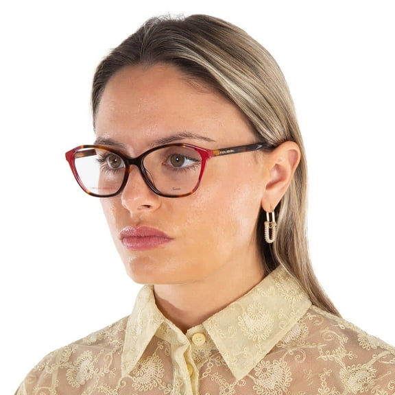 Carolina Herrera Demo Cat Eye Ladies Eyeglasses HER 0122 0O63 55