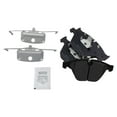 thumbnail image 3 of TRQ Front Brake Pad & Rotor Kit Brake Pad Wear Sensor Brake Pads Brake Rotor Semi-Metallic Fits Select 2002-2005 BMW 745i 745Li 2006-2008 750i 750Li 2004-2006 760i 2003-2008 760Li, 3 of 6