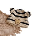 thumbnail image 5 of Gorro de bebé para mujer, otoño e invierno, gorro de punto coreano para niños, gorro de lana cálido para bebé para invierno para hombre, 5 of 5