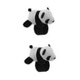 thumbnail image 4 of Masteelf 2pcs Mini Panda Plush Handlebar Ornament Adorable Bicycle Decoration for Kids Cute Bike Accessory for Mountain and Road Bikes Panda Stuffed Animal for Handlebars, 4 of 8