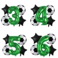 thumbnail image 2 of Kit de globos de fútbol, decoración de cumpleaños para niños, suministros para fiestas de cumpleaños de fútbol, globos para fiestas de fútbol, recuerdos para fiestas con temática deportiva de fútbol, 2 of 5