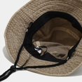 thumbnail image 4 of Sombreros de pesca/sombrero boonie/sombreros de cubo/gorra de safari/para camping, pesca, turismo, jardinería, playa, piscina, parque, sombrero para el sol para hombres/mujeres, caqui Feliz Sencillez, 4 of 5
