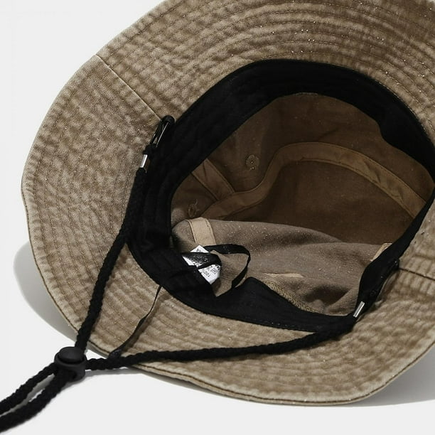 Sun Hat Cotton Bucket Hat-Mens Wide Brim Summer Fishing Safari Hat - Hiking  Foldable Garden Boonie Hat : : Clothing, Shoes & Accessories