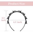 thumbnail image 2 of Plastic Comfort Double Layer Twist Plait Hairpin Hairbands Braided Hair band Styling Accessories for Women Girls, 2 of 5