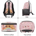 thumbnail image 6 of Yuyamidu Adorable Capybara Backpacks for Girls School Bookbags with Two Side Pockets, Primary School Kids Daypack Lightweight Zip Closure Shoulder Bags, 6 of 7