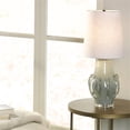 thumbnail image 2 of Jamie Young Co Talon Coastal Glass and Acrylic Table Lamp in Blue, 2 of 4
