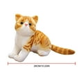 thumbnail image 3 of Adorable Cat Toy Soft Stuffed Animal Collectible Doll Cute Figurine For Girls Kids Adults Home, 3 of 9