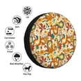thumbnail image 2 of Kdxio Vintage Floral for Tire Cover Wheel Protectors Tyre Covers Weatherproof Wheel Covers Universal Fit for Trailer Rv SUV Truck Camper Travel Trailers 17 inch, 2 of 5