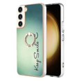 thumbnail image 2 of Funda para Samsung Galaxy S23+ 5g con galvanoplastia de doble cara IMD y soporte para anillo (sonrisa), 2 of 5