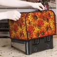 thumbnail image 6 of KLL Sunflower4 Print 4 Slice Toaster Dust Covers Kitchen Small Appliance Cover with 2 Pockets,Can hold Jam Spreader Knife & Toaster Tongs (12.4 x 10.6 x 8.2), 6 of 6