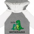 thumbnail image 4 of Inktastic Little Brothersaurus Boys Long Sleeve Baby Bodysuit, 4 of 5