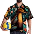 thumbnail image 4 of Platypus Men's Poplin Shirt, Casual Short Sleeve Printed Button Down Summer Beach Unisex Shirts, 4 of 6