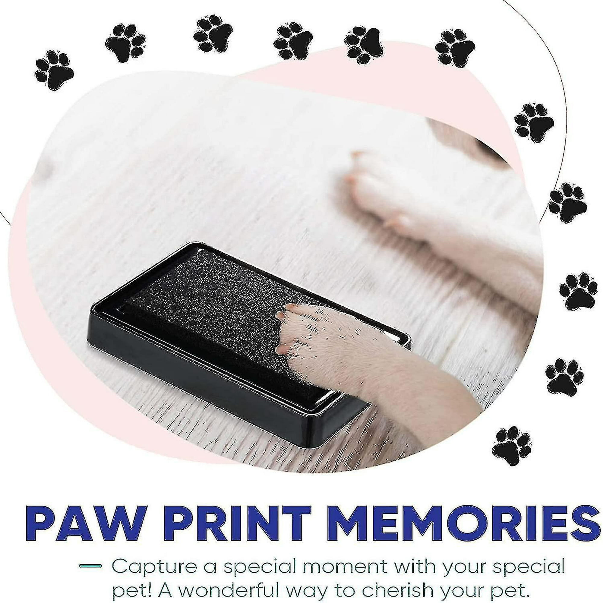 Cat And Dog Paw Print Stamp Pad Pet Paws Ink Pad Safe Pet Friendly Ink Pad No Mess For Puppy Kitten Memory Keepsake black Ink Walmart