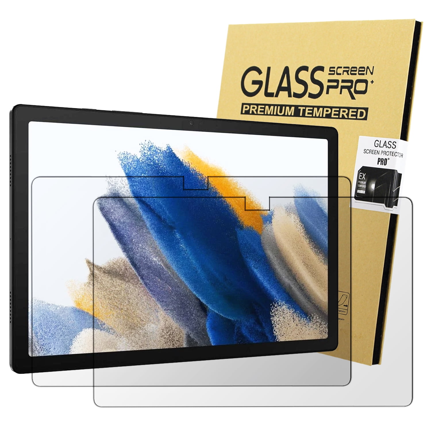 2-Pack Samsung Galaxy Tab A 10.5 inch Premium Tempered Glass Screen Protector 