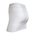 thumbnail image 3 of Ousvtion Saving Women's Mini Skirt Stretch High Waist Skort Skirts Fitted Bodycon Short Dress Fashion Spring Summer Clothes Clearance,White,X-Large, 3 of 3