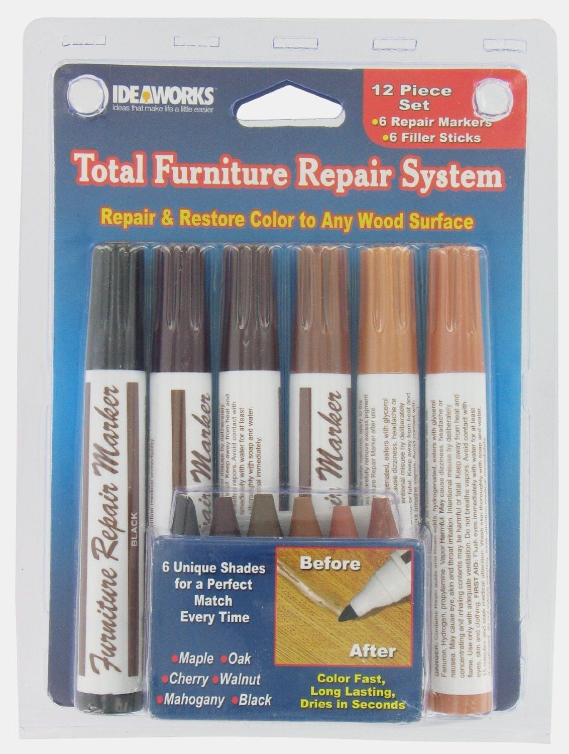 Furniture Repair Markers with Bonus Repair Crayons 12 Walmart Canada