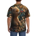 thumbnail image 3 of Kdxio Men's Hawaiian Shirt for Men Short Sleeve Shirt Sunshine Butterfly Flower Bear Summer Casual Holiday Beach Button Down T-Shirts, 3 of 5