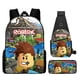 thumbnail image 2 of ROBLOX Mochila De temporada escolar, bolso de hombro de dibujos animados, mundo Virtual, estudiantes de escuela primaria y secundaria, 2 of 4