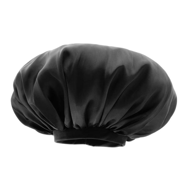 Gorro de elástico Zulema para dormir de pelo Negro Sombrero Night Sleep Cap