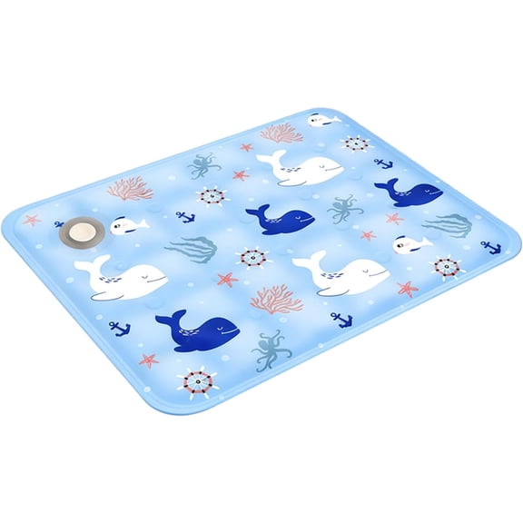 Dog Cooling Mat, Portable Self-Cooling Gel Pad for Pets, Washable & Reusable, Indoor Outdoor Cooling Mat for Dogs & Cats, Summer Travel Essential(RL 23.62x19.69 inch 1 PC)