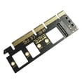 thumbnail image 1 of Jinnoda M.2 NVME SSD to PCIE X4 Adapter PCIE X16/X8/X4 Support M-Key M.2 NVME Card, 1 of 9