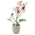 thumbnail image 4 of Flor artificial Naiovety Tela ABS Adorno falso para macetas Blanco Type2 NO2, 4 of 6