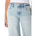 thumbnail image 5 of Celebrity Pink Women's and Women's Plus Baggy Wide Leg Jeans, Available in 30", 32", and 34" inseams, Sizes 1-24W, 5 of 11