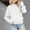White, variant on Lilgiuy Girls Casual Long Sleeve Sweatshirt Crew Neck Cute Pullover Relaxed Fit Tops