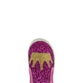 thumbnail image 4 of Disney Princess Glitter Crown Twin Gore Slip-on Sneaker (Toddler Girls), 4 of 6