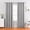 Grey, variant on 2 Panels Flame Retardant Curtains Meet - Grommet Shading Sound Insulation Curtains