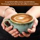 thumbnail image 5 of SHAOSZC Taza de café de cerámica elegante y con estilo: un complemento perfecto para la oficina en casa o como regalo: una pieza clásica y atemporal para su colección de artículos para bebidas. Apta, 5 of 8