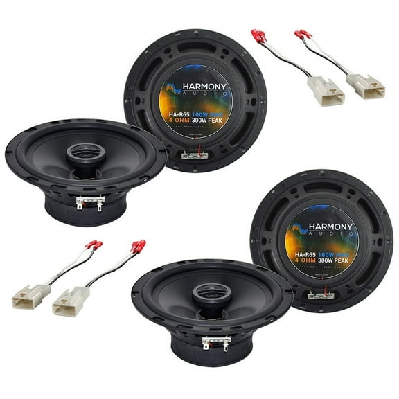Harmony Audio Replacement Car Speakers, Multicolor (2 Pack)
