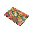 thumbnail image 3 of Shiartex Non-Woven Rubber Foot Pad Floor Mat Flowers Pattern Home Entrance Outside Entry Indoor Outdoor 24x16in, 3 of 5