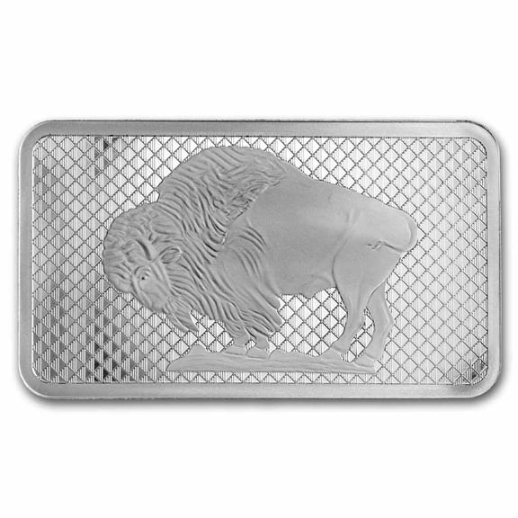 10 oz Silver Bar - Buffalo