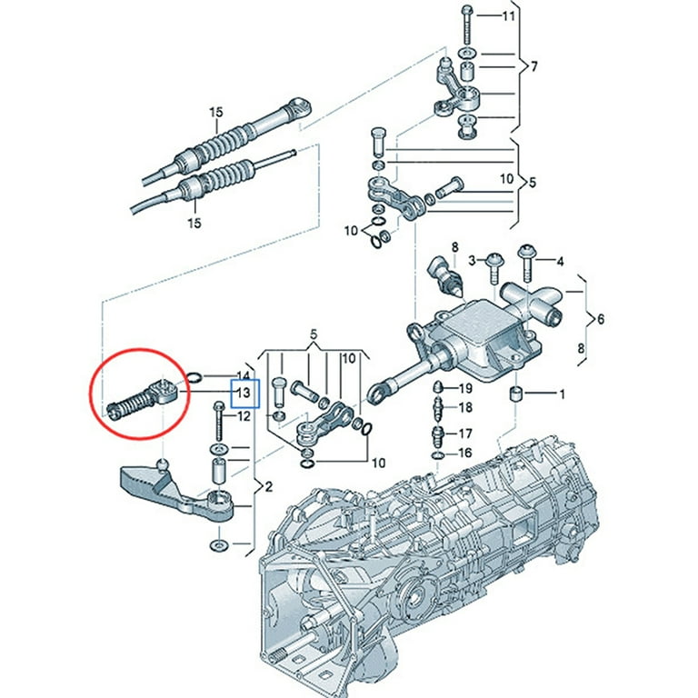 Golf Gearbox Diagram