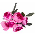 thumbnail image 1 of Arreglo de ramo vintage Ramo de flores de peonía artificial Decoración de boda oscura, 1 of 5