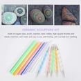 Sticky Rocks Art Mandala Dotting Tools Set, Rock Painting Dot Kit with Stencils and ...