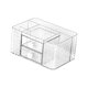 thumbnail image 3 of Organizadores y accesorios de escritorio, caja organizadora de tocador de maquillaje cosmético, portalápices transparente multifunción para mostrador, 3 of 8