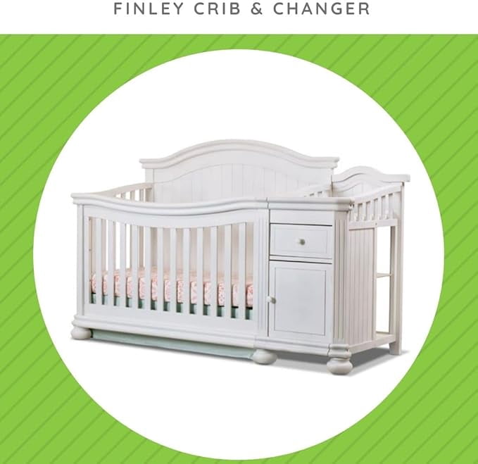Toddler Bed Safety Guard Rail Conversion Kit for Sorelle Cribs (White, Model #137)