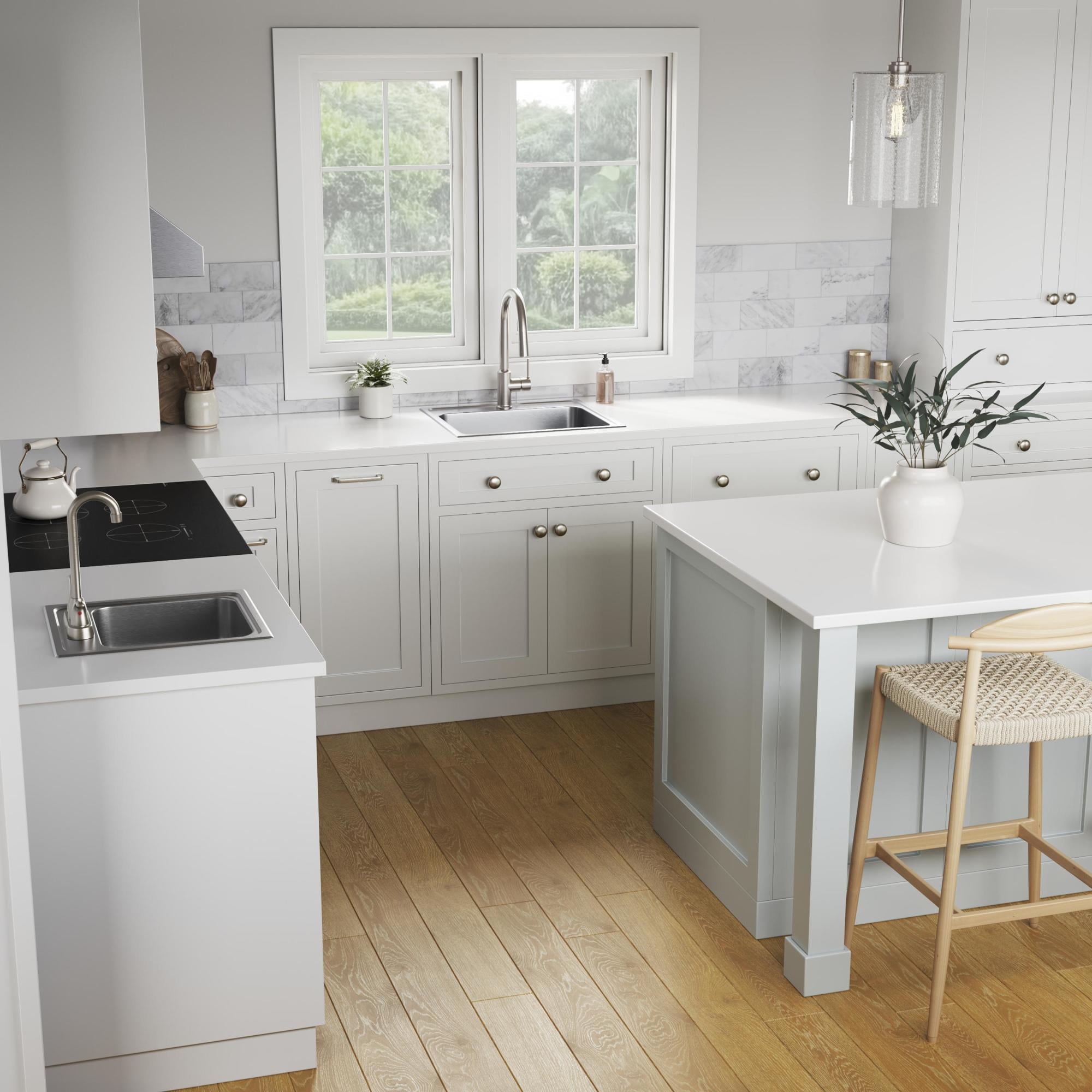 Proflo PFX127ZBN Mackinac 1.5 GPM Single Hole Kitchen Faucet - Nickel